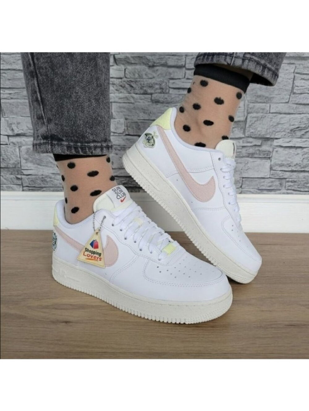 ⭐Nike Air Force 1 S Womens Retro Shoes Sz 9.5 Low 07 SE Beige Sneaker DJ6377-100